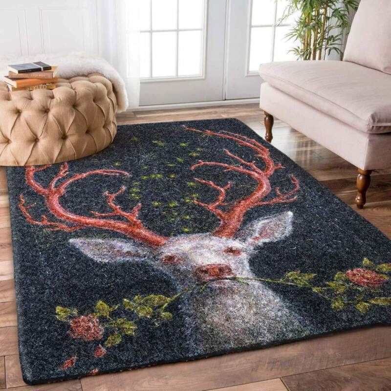 Deer Rose Limited Edition Rug 4 Deer Rose Limited Edition Rug