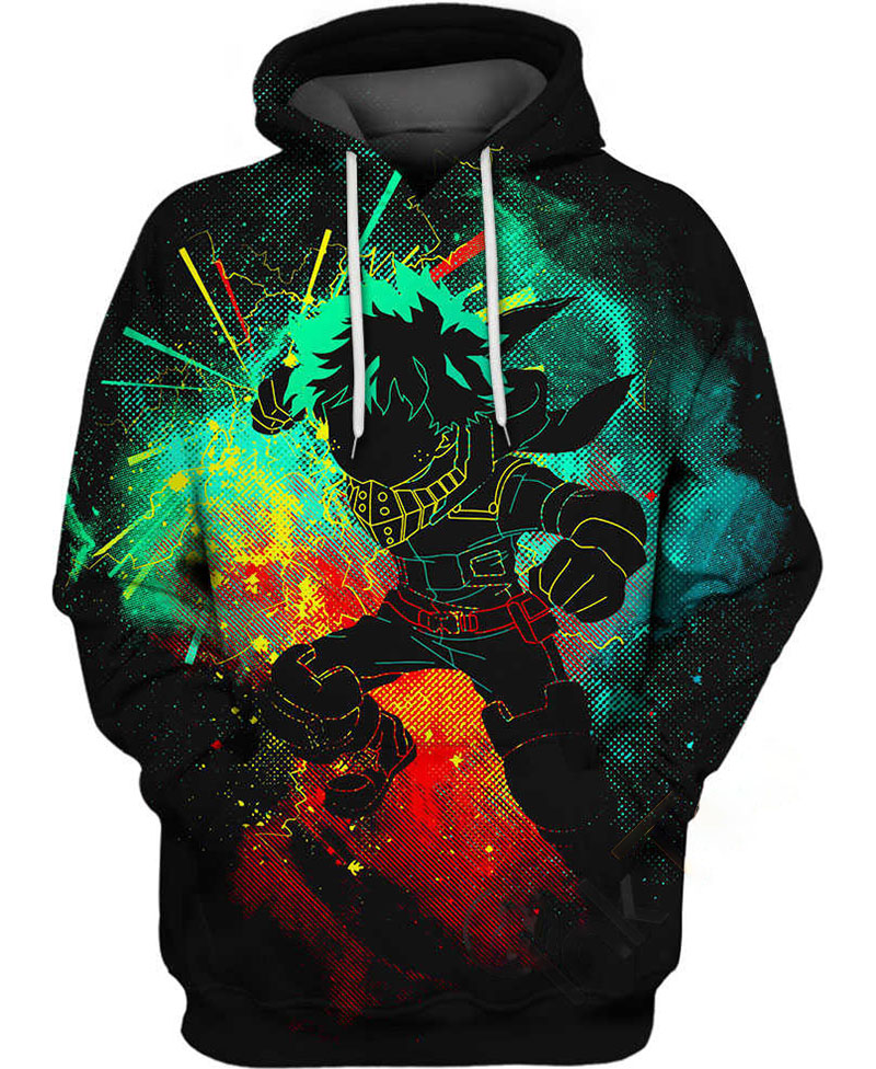 Deku Transformation Hoodie 3D