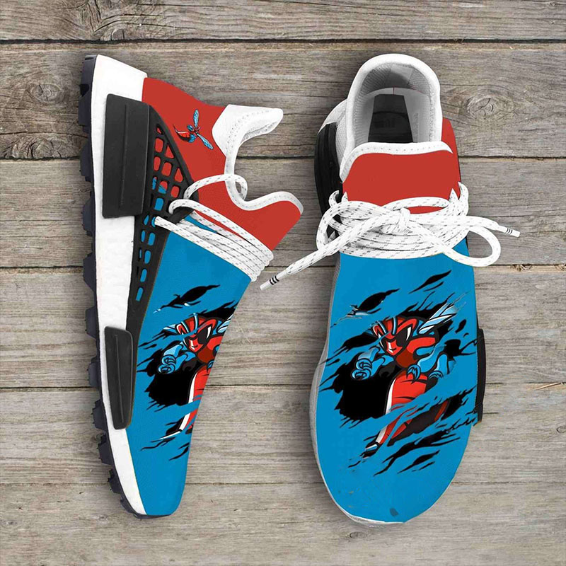 Delaware State Hornets NCAA Sports Teams NMD Human Shoes 4 Delaware State Hornets NCAA Sports Teams NMD Human Shoes