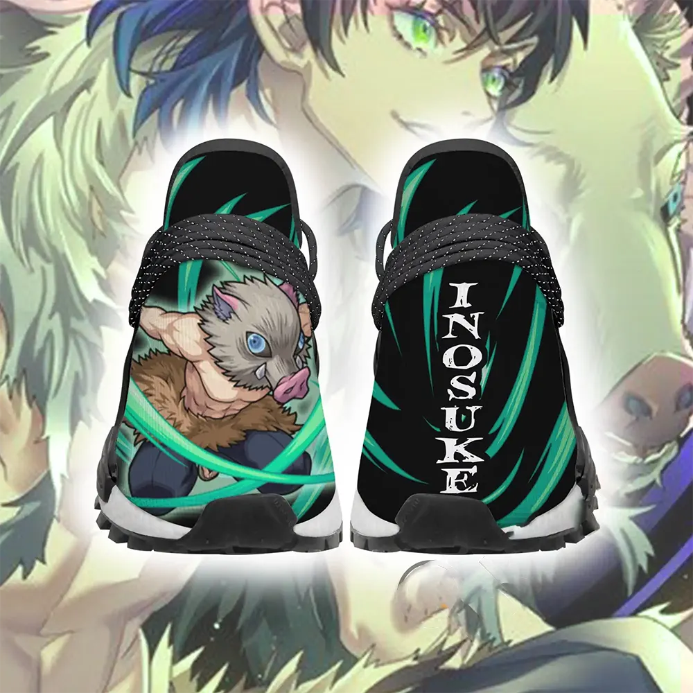 Demon Slayer Inosuke Beast Breathing Anime Amazon NMD Human Shoes