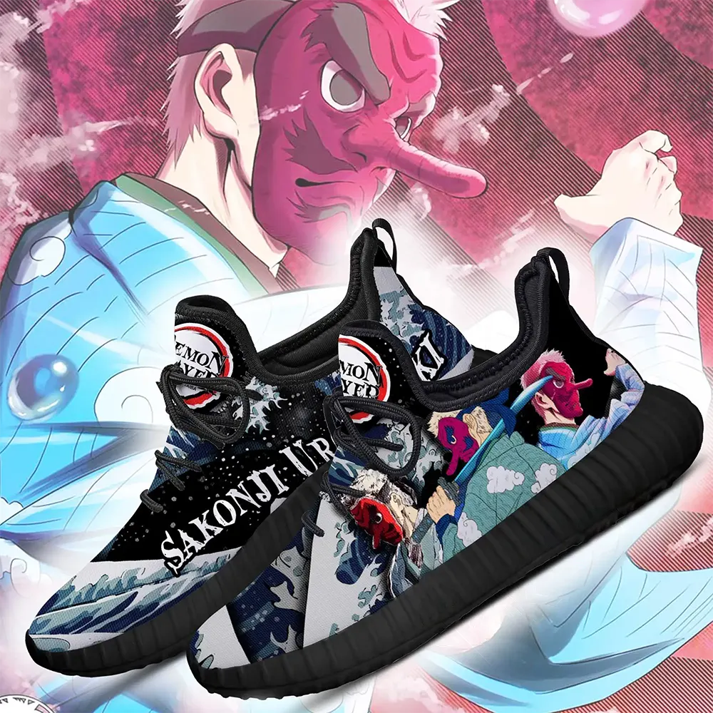 Demon Slayer Sakonji Urokodaki Custom Anime Amazon Reze Shoes 2 Demon Slayer Sakonji Urokodaki Custom Anime Amazon Reze Shoes