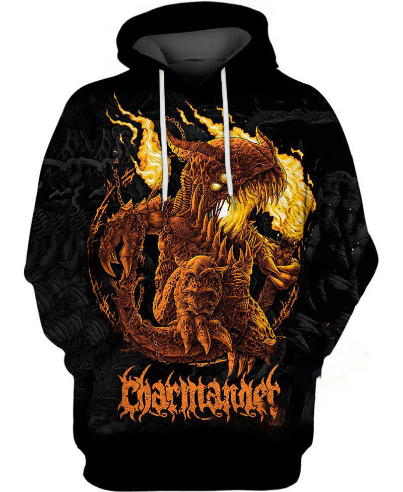 Demonic Charmander Hoodie 3D