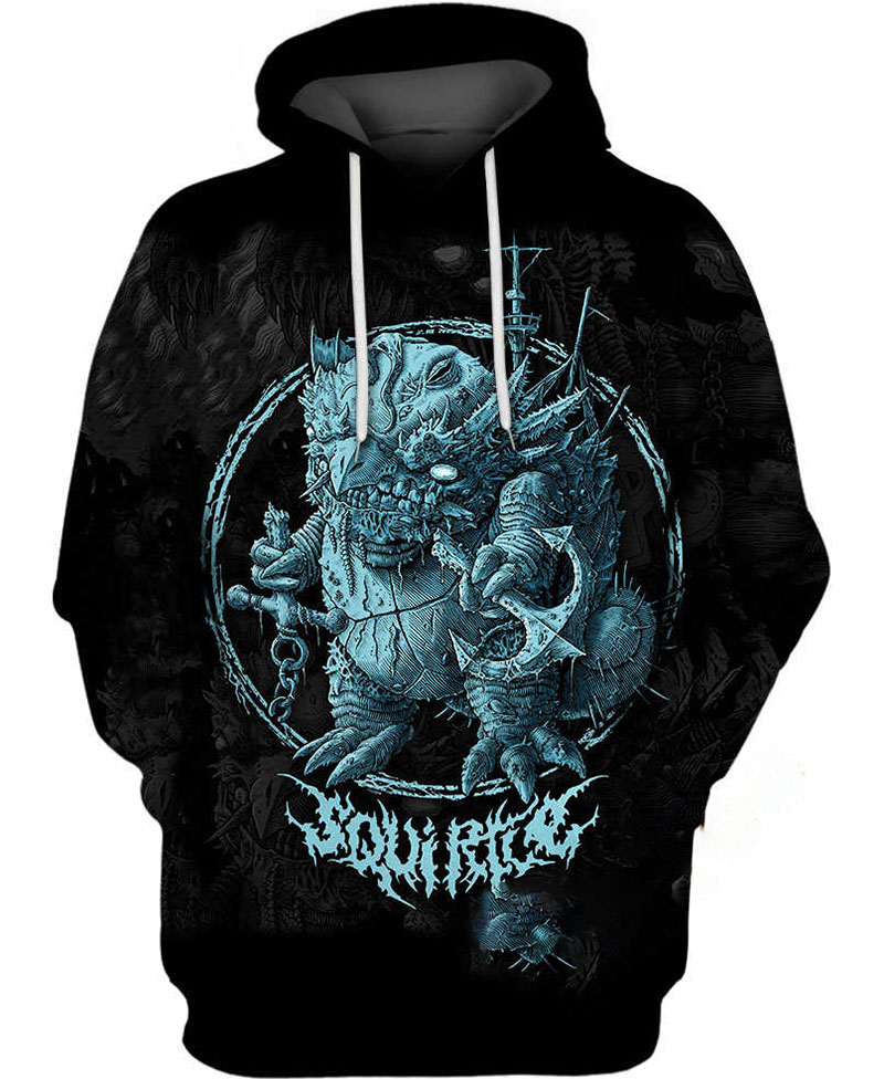 Demonic Squirtle Hoodie 3D