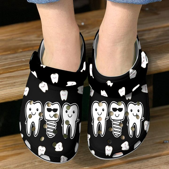Dentist Dental Pattern Crocs Clog Shoes
