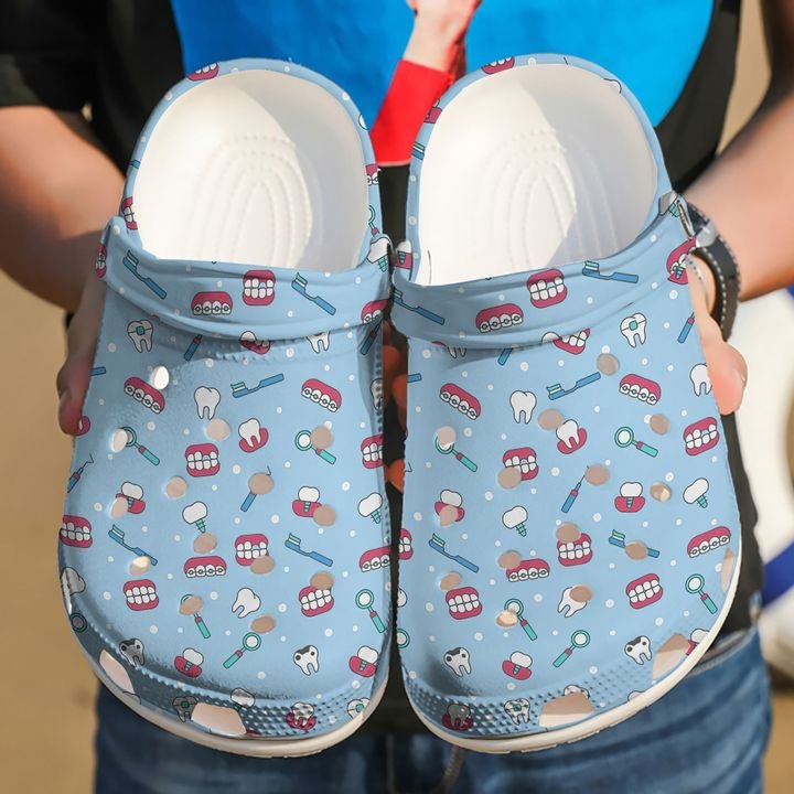 Dentist Love Teeth Crocs Clog Shoes