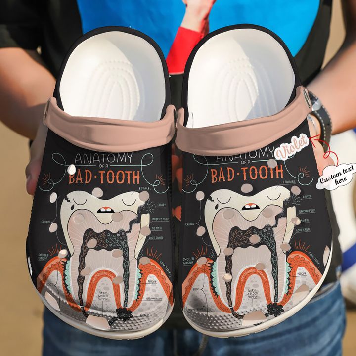 Dentist Personalized Bad Tooth Anatomy Crocs Clog Shoes 1 Dentist Personalized Bad Tooth Anatomy Crocs Clog Shoes