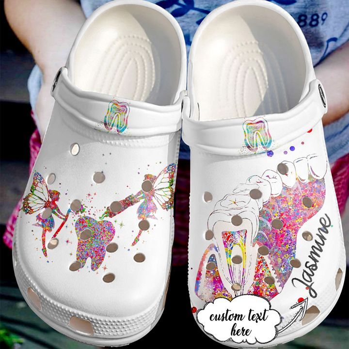 Dentist Personalized Brush Your Teeth Crocs Clog Shoes