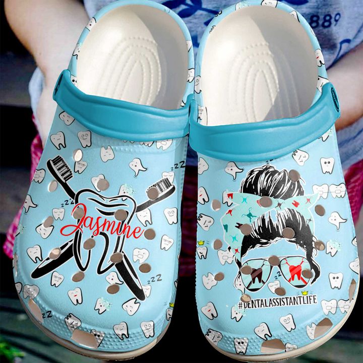 Dentist Personalized Dental Assistant Life Crocs Clog Shoes