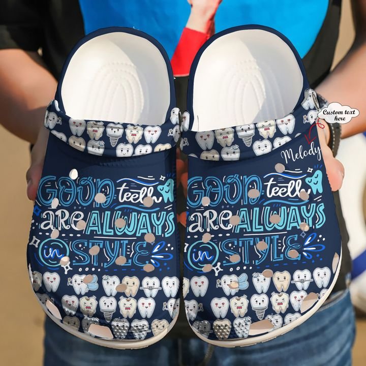 Dentist Personalized Good Teeth In Style Crocs Clog Shoes 7 Dentist Personalized Good Teeth In Style Crocs Clog Shoes