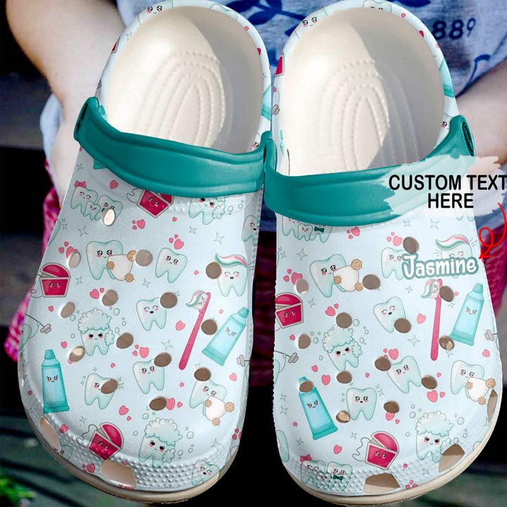Dentist Personalized Lovely Pattern Crocs Clog Shoes 9 Dentist Personalized Lovely Pattern Crocs Clog Shoes