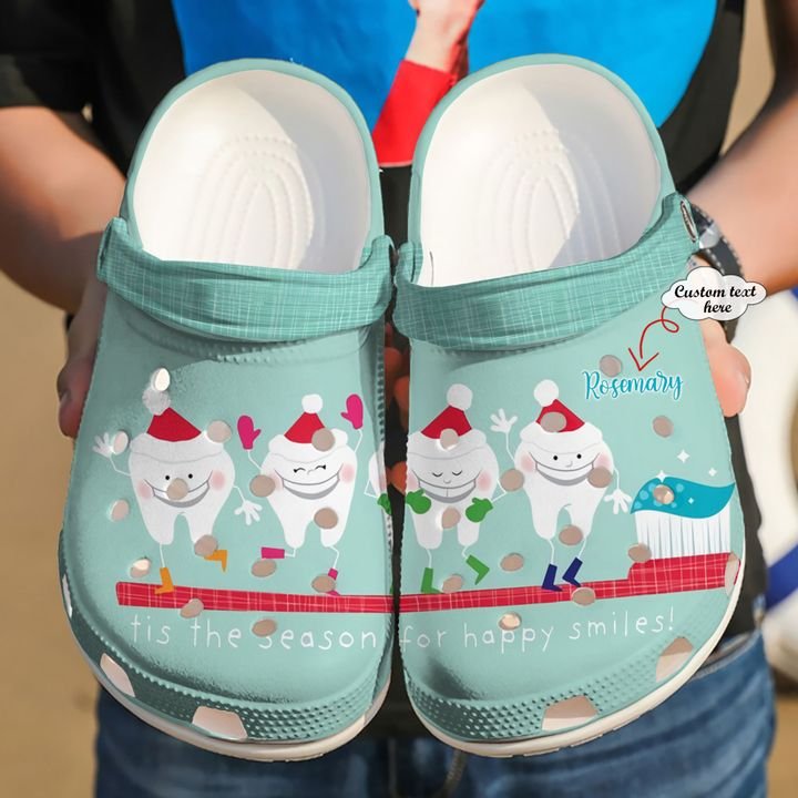 Dentist Personalized Season For Happy Smiles Crocs Clog Shoes