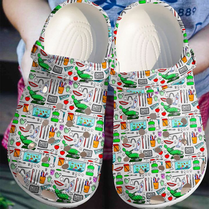Dentist Set Of Dentistry Crocs Clog Shoes