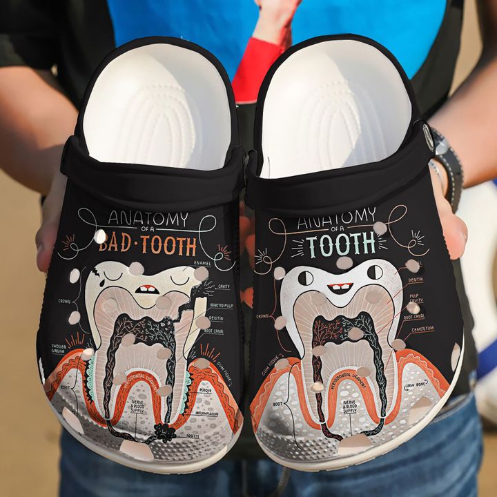 Dentist Tooth Anatomy Crocs Clog Shoes