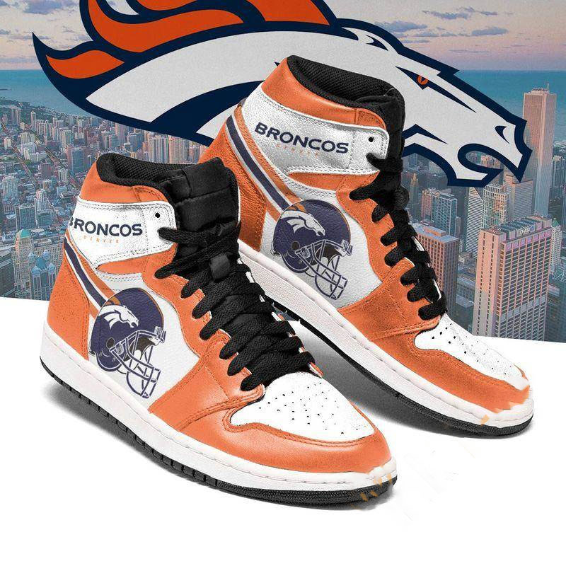 Denver Broncos Custom Sneaker Air Jordan Shoes 6 Denver Broncos Custom Sneaker Air Jordan Shoes