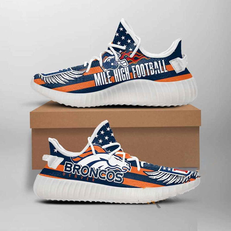Denver Broncos Mile High Football Nfl Yeezy Boost