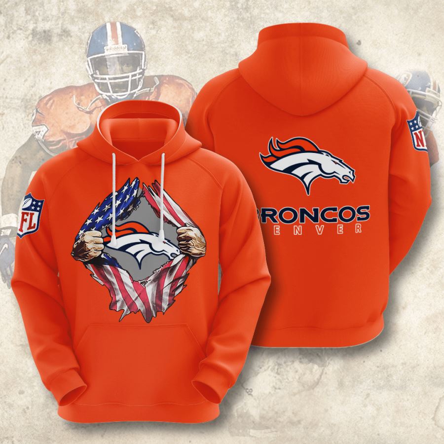 Denver Broncos Custom Hoodie 3D