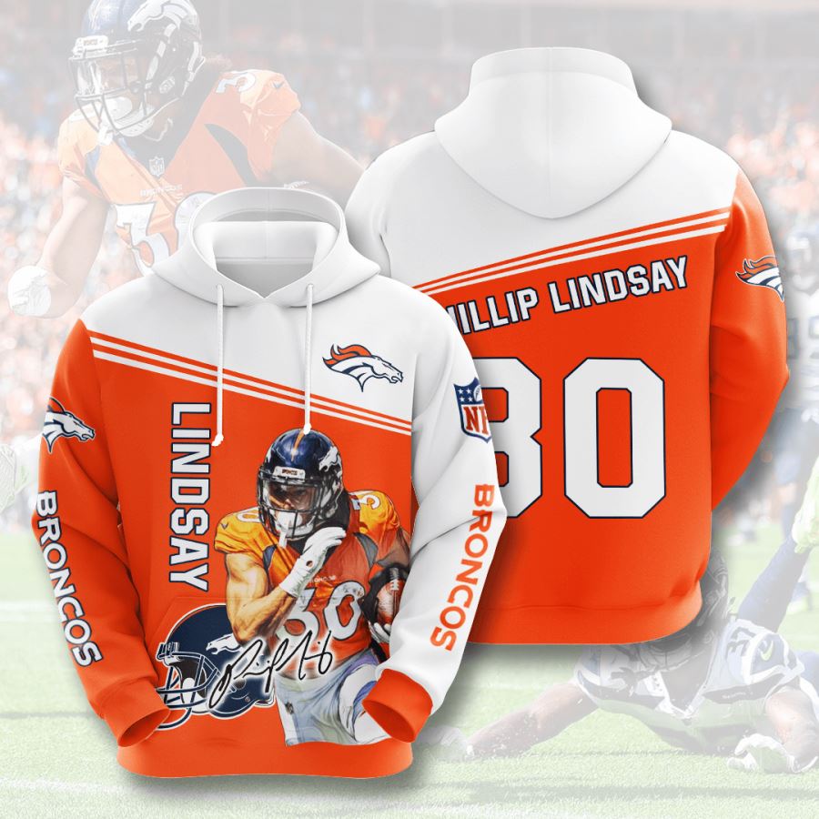 Denver Broncos Custom Hoodie 3D