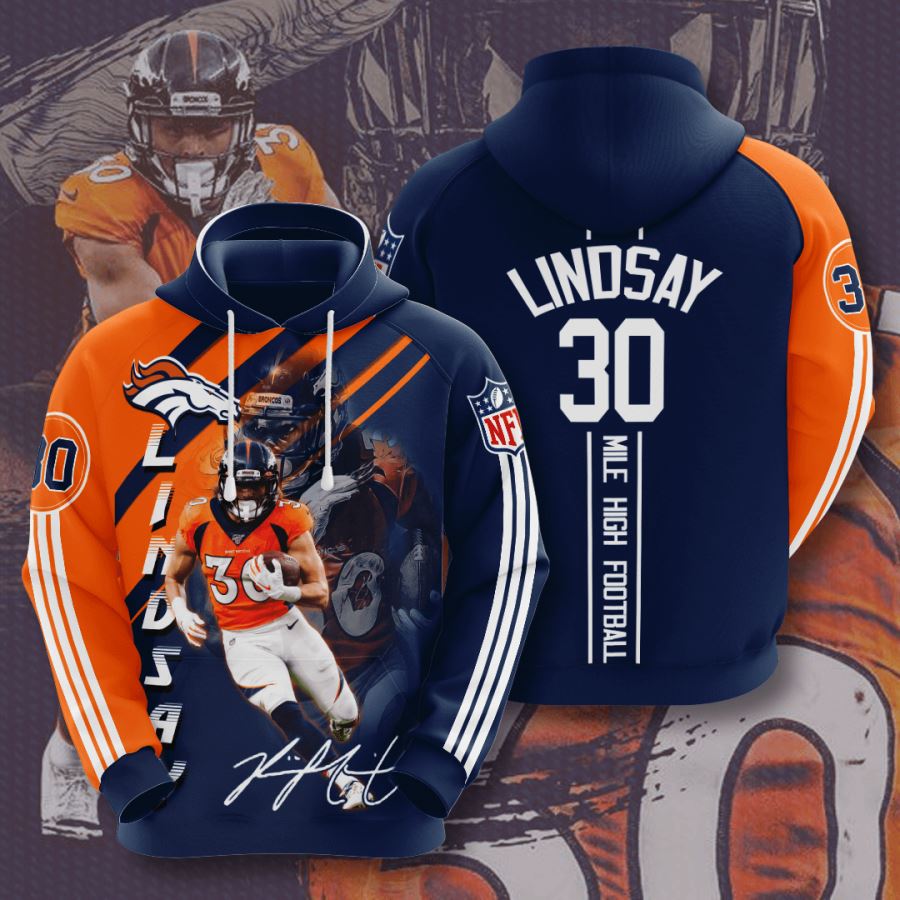 Denver Broncos Custom Hoodie 3D