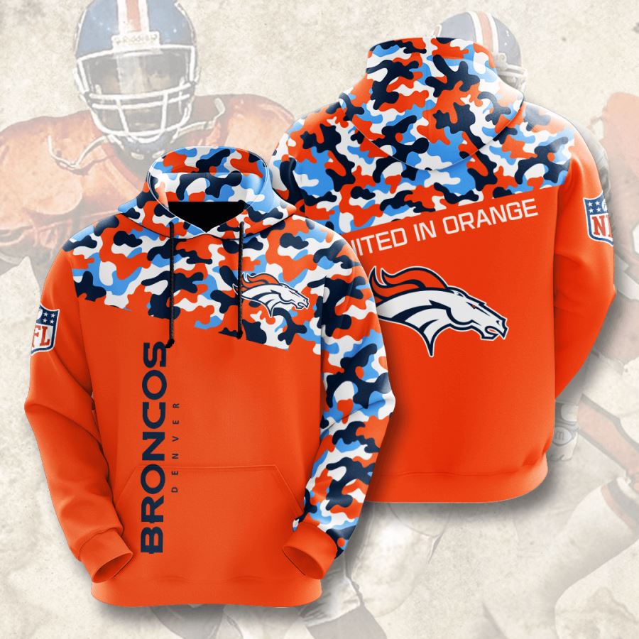 Denver Broncos Custom Hoodie 3D