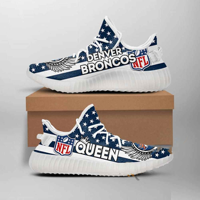 Denver Broncos Queen Nfl Yeezy Boost