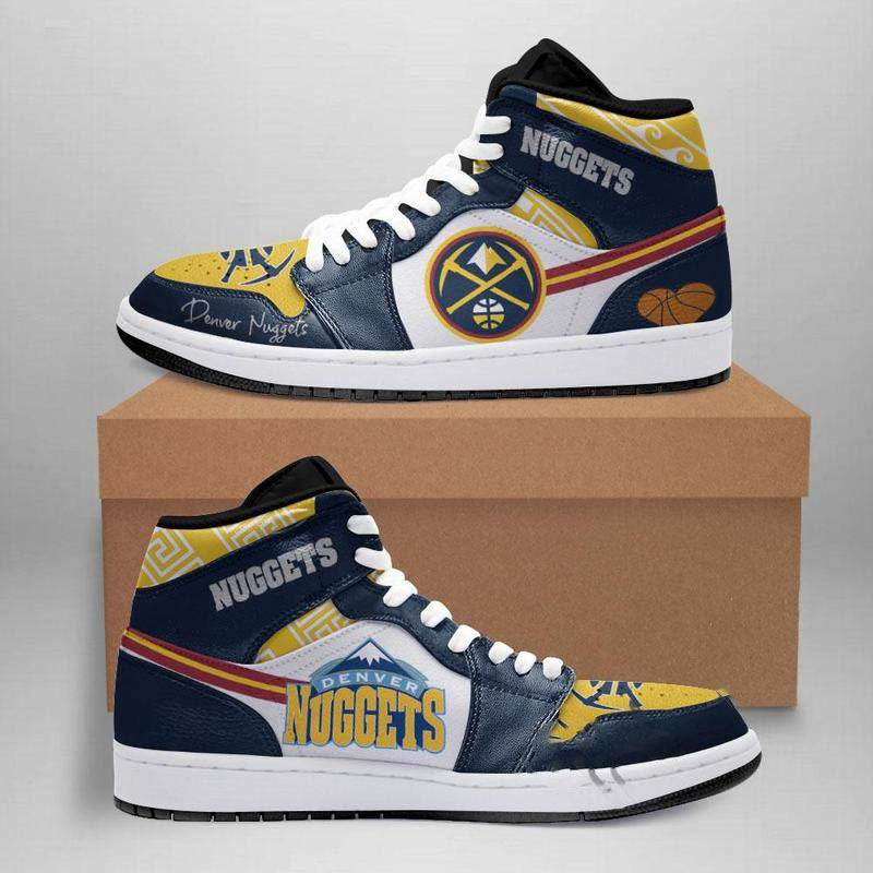 Denver Nuggets Custom Air Jordan Shoes