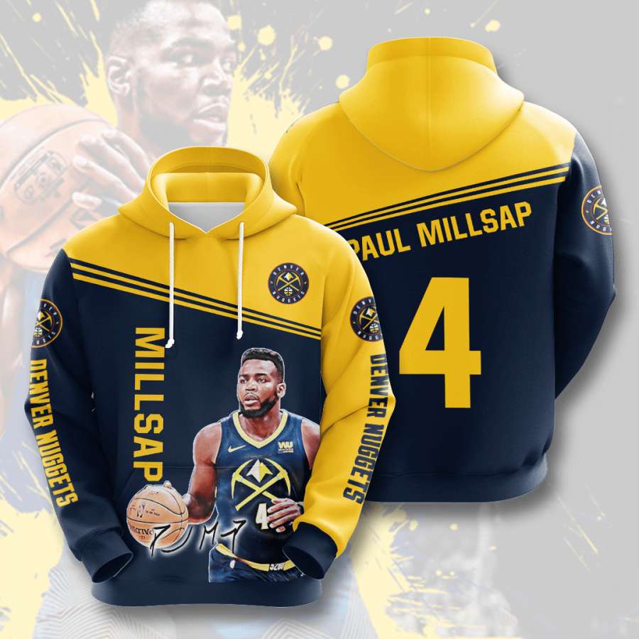 Denver Nuggets Custom Hoodie 3D 5 Denver Nuggets Custom Hoodie 3D