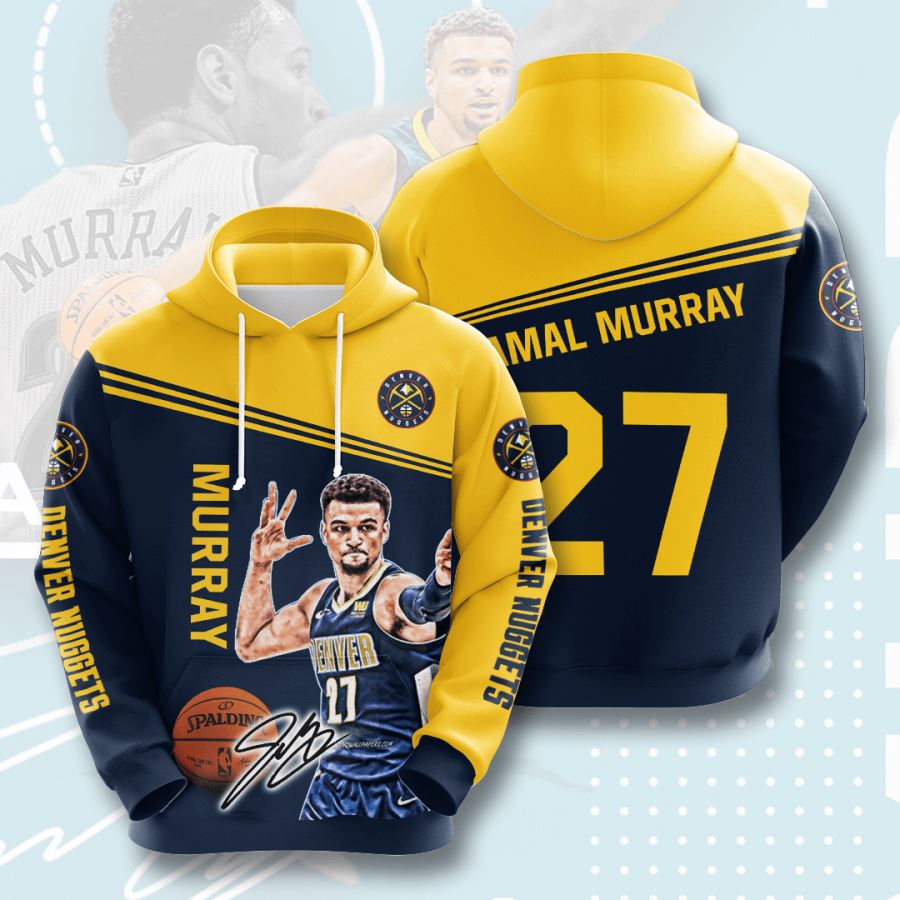 Denver Nuggets Custom Hoodie 3D 5 Denver Nuggets Custom Hoodie 3D