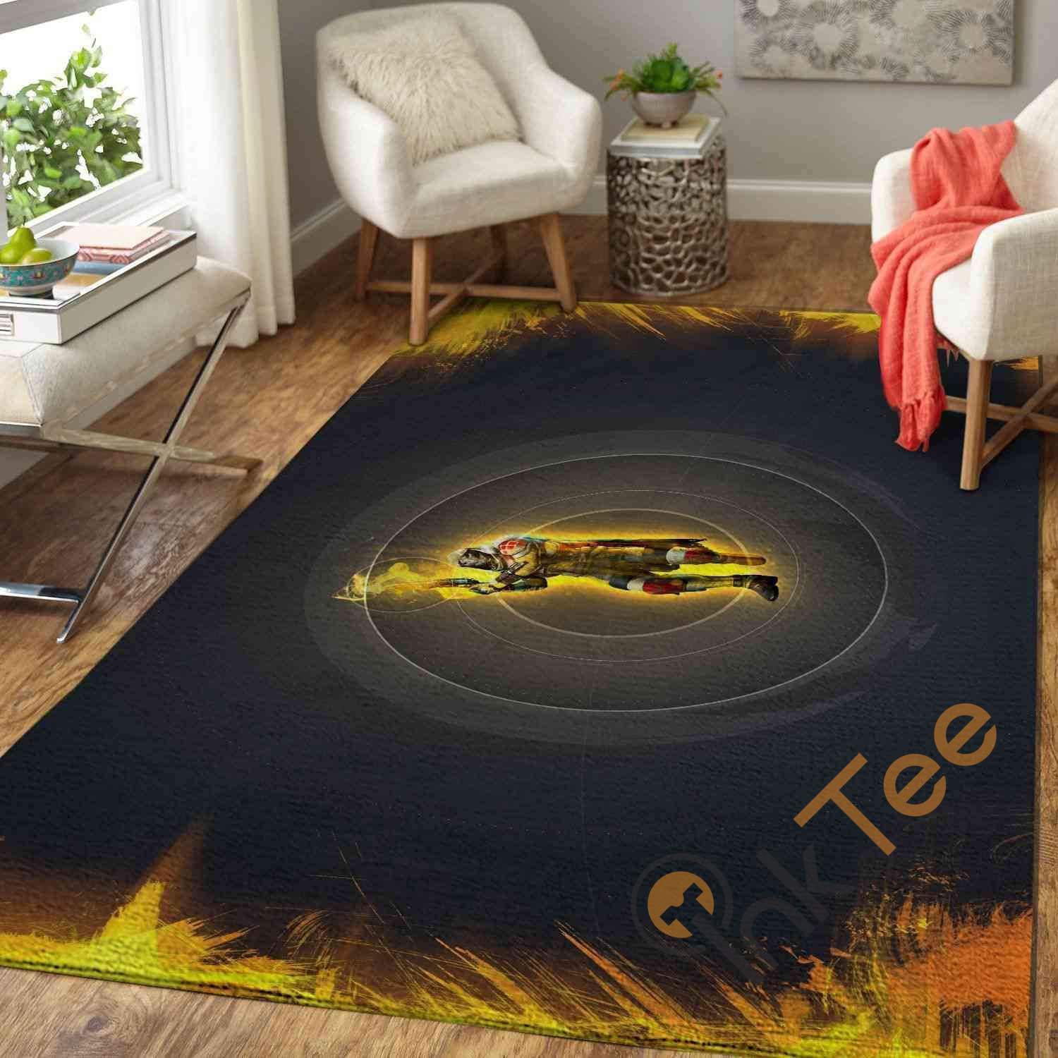 Destiny hunter Gunslinger Area Rug 1 Destiny hunter Gunslinger Area Rug