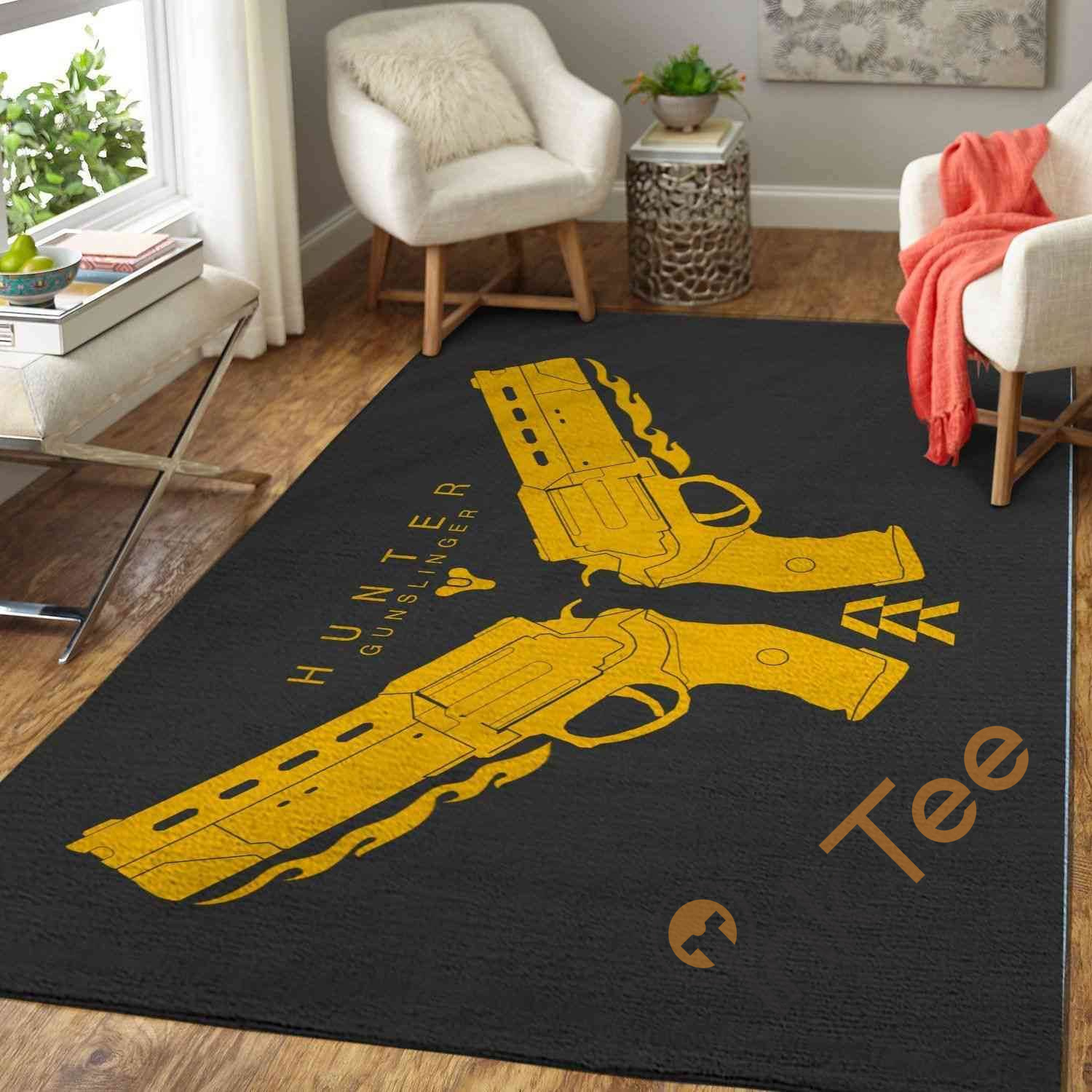Destiny hunter Gunslinger Area Rug 3 Destiny hunter Gunslinger Area Rug
