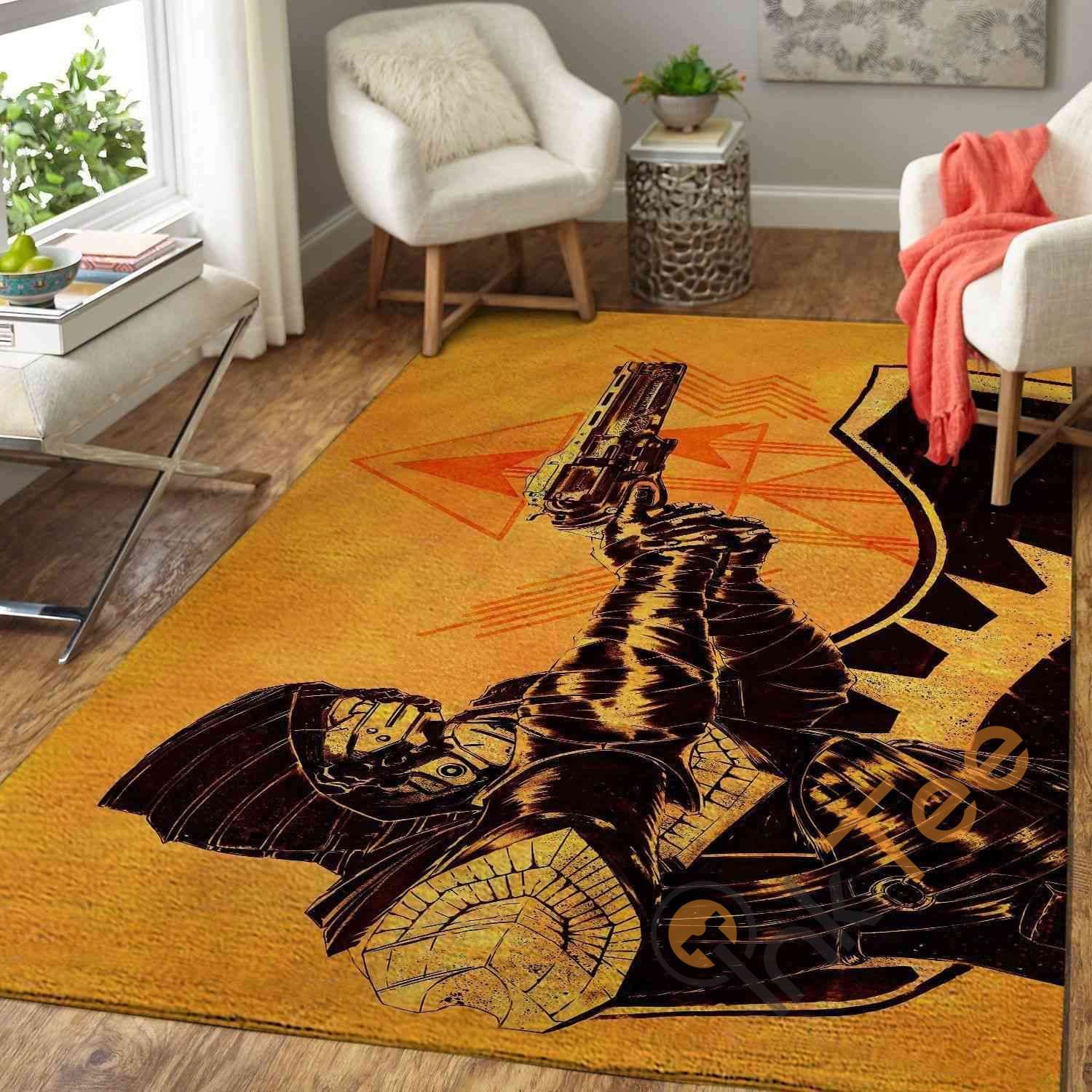 Destiny hunter Gunslinger Area Rug 5 Destiny hunter Gunslinger Area Rug