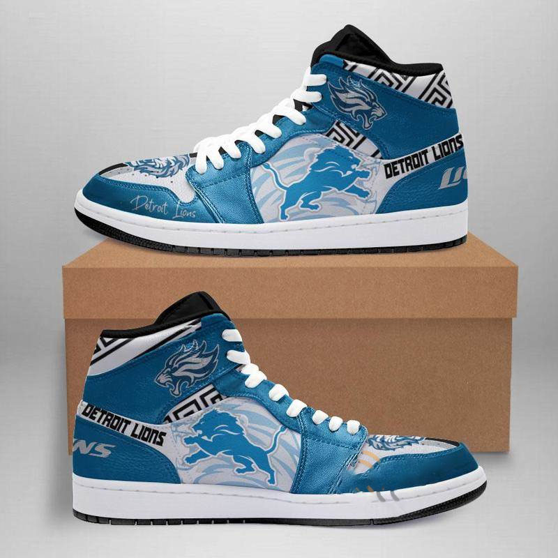 Detroit Lions Custom Air Jordan Shoes