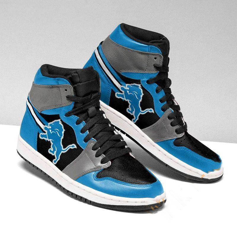 Detroit Lions Custom Sneaker Air Jordan Shoes 10 Detroit Lions Custom Sneaker Air Jordan Shoes