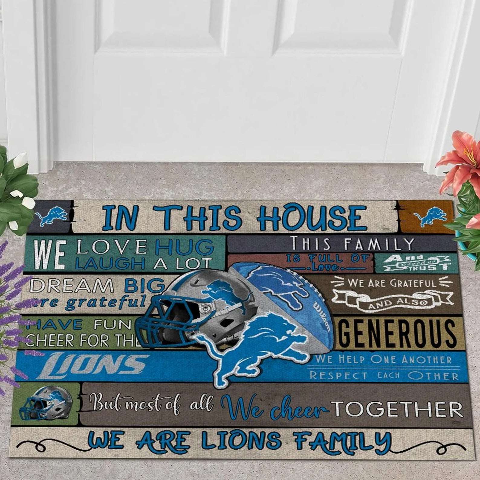 Detroit Lions NFL Doormat