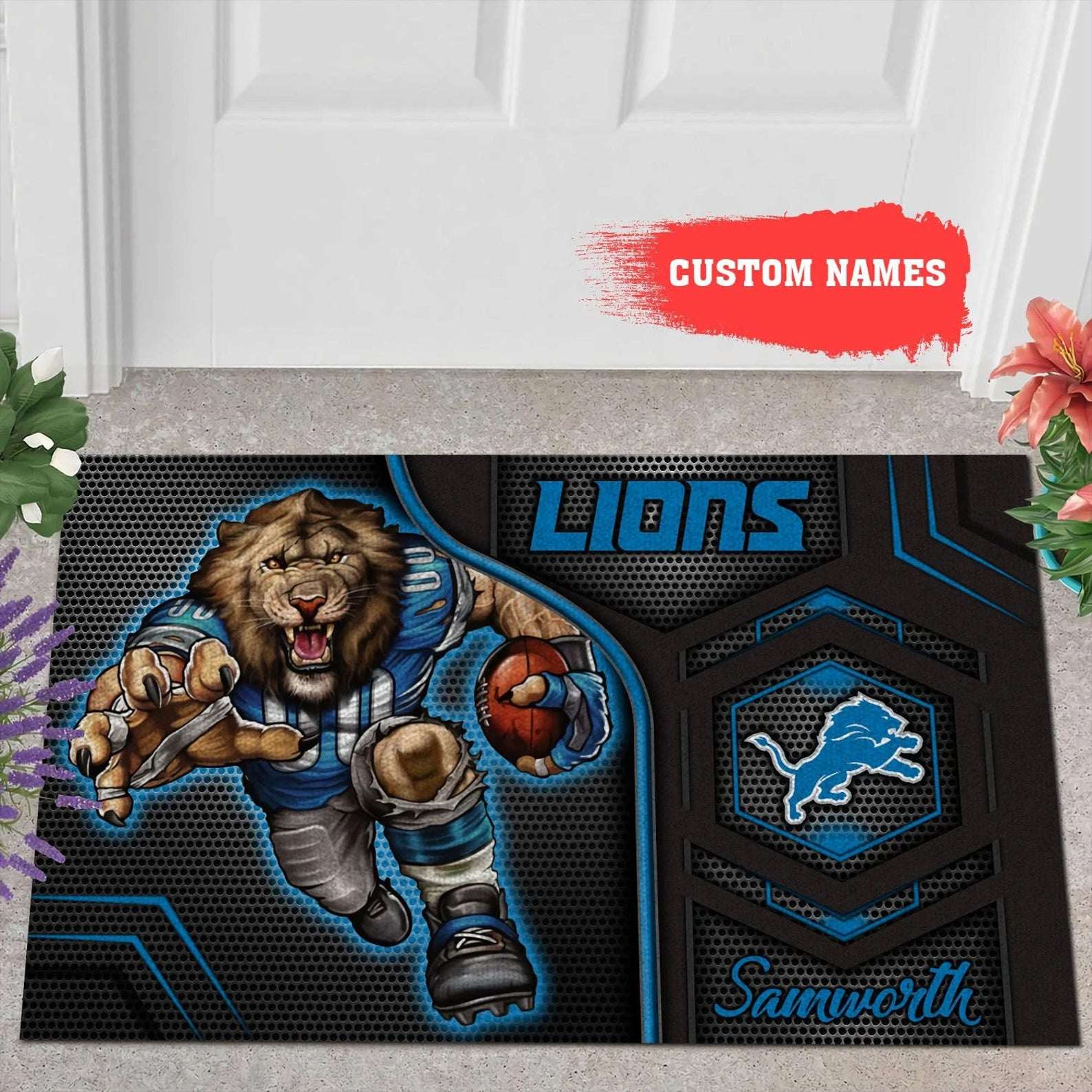 Detroit Lions NFL Doormat