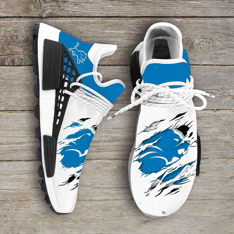 Detroit Lions Nfl Sport Teams NMD Human Shoes 4 Detroit Lions Nfl Sport Teams NMD Human Shoes