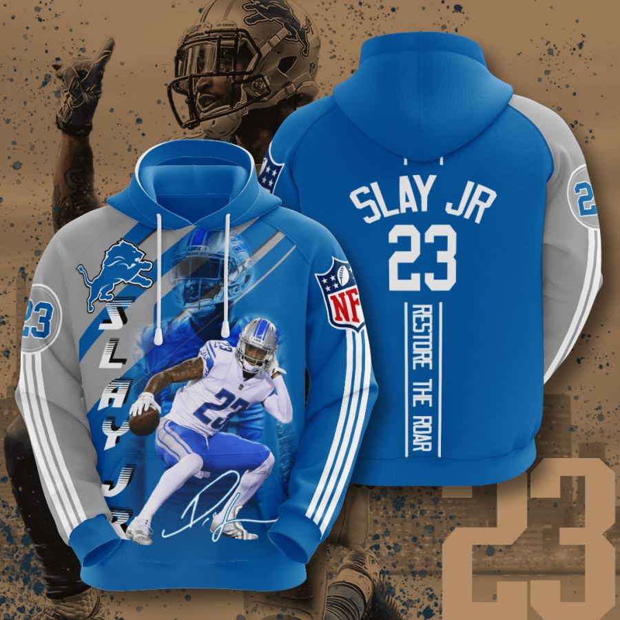 Detroit Lions Custom Hoodie 3D 8 Detroit Lions Custom Hoodie 3D