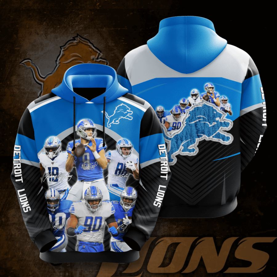 Detroit Lions Custom Hoodie 3D