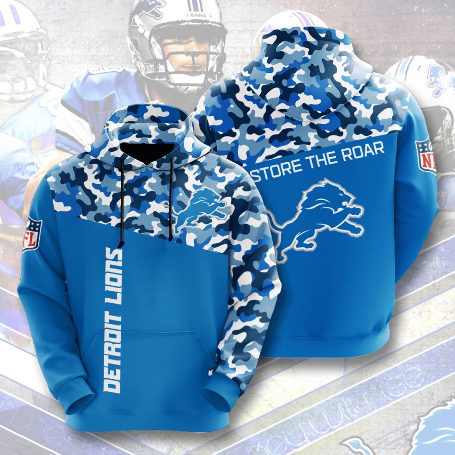 Detroit Lions Custom Hoodie 3D 5 Detroit Lions Custom Hoodie 3D