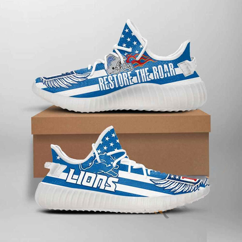 Detroit Lions Restore The Roar Nfl Yeezy Boost