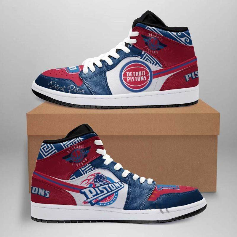 Detroit Pistons Custom Air Jordan Shoes