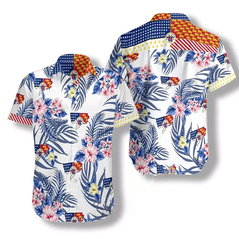 Detroit Proud Hawaiian shirts