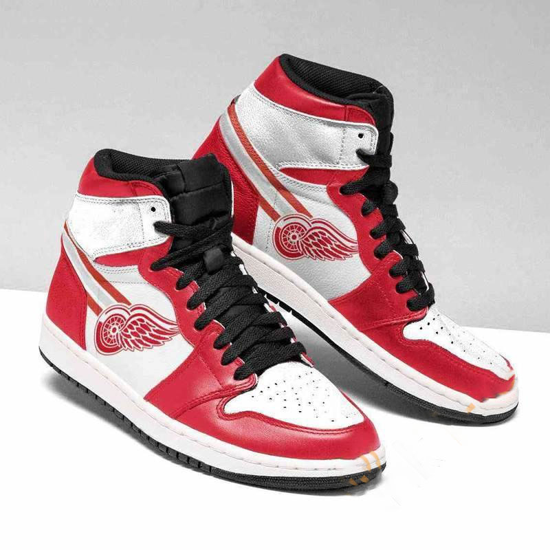 Detroit Red Wings Nhl Custom Air Jordan Shoes