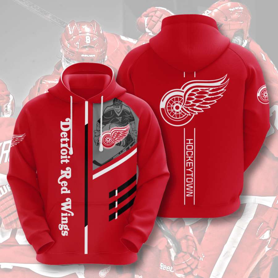 Detroit Red Wings Custom Hoodie 3D