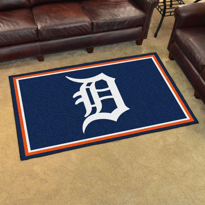 Detroit Tigers Mlb Baseball Area Limited Edition Rug