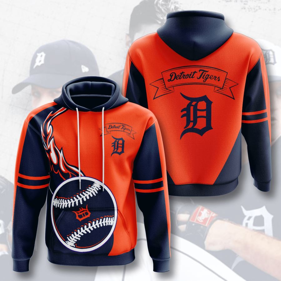 Detroit Tigers Custom Hoodie 3D