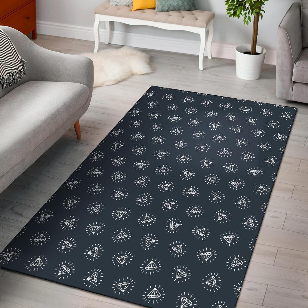 Diamond Seamless Pattern Area Limited Edition Rug