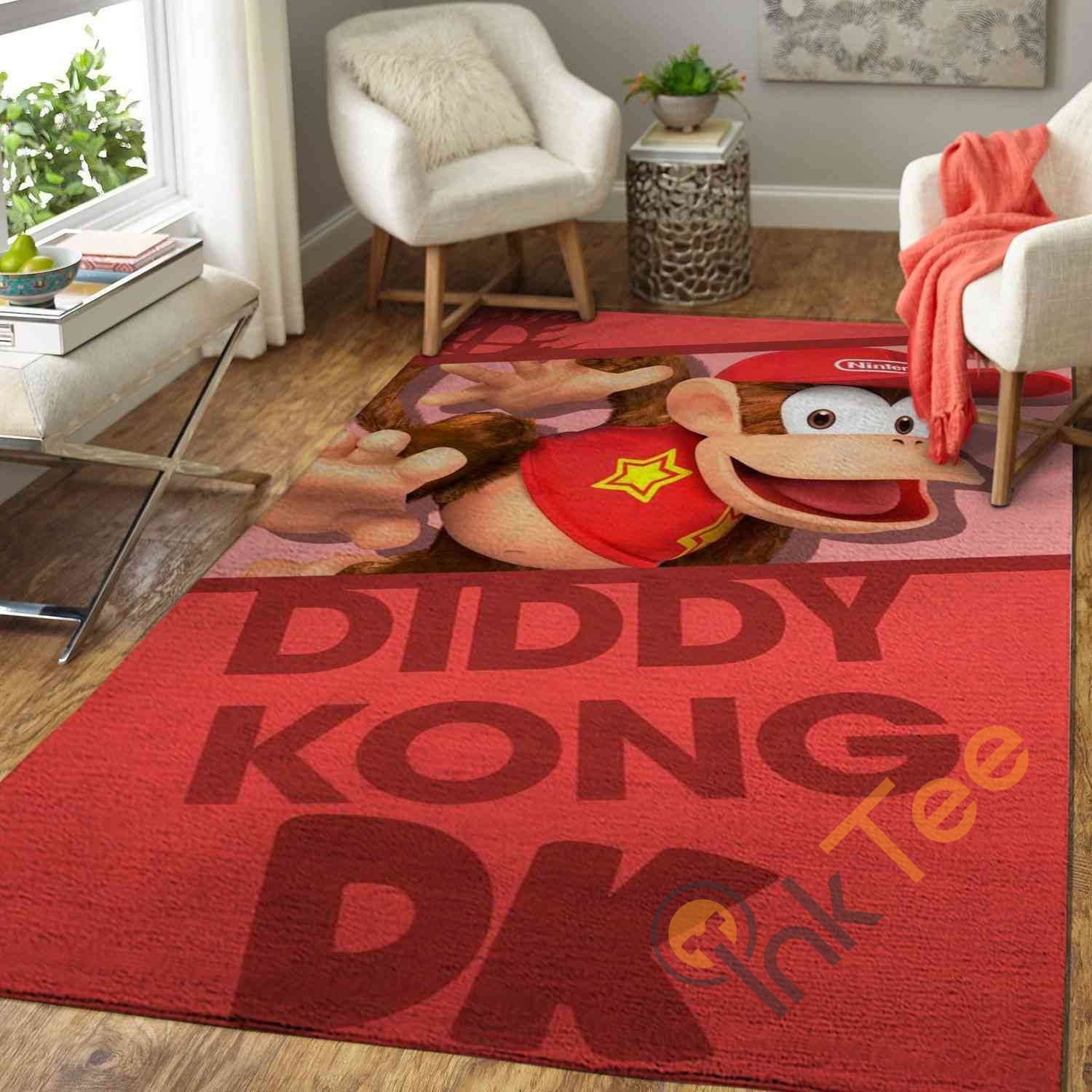 Diggy Kong Video Game Area Rug 2 Diggy Kong Video Game Area Rug