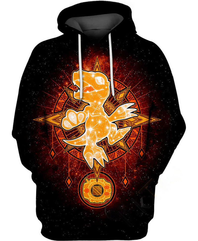 Digimon Emblemas Hoodie 3D