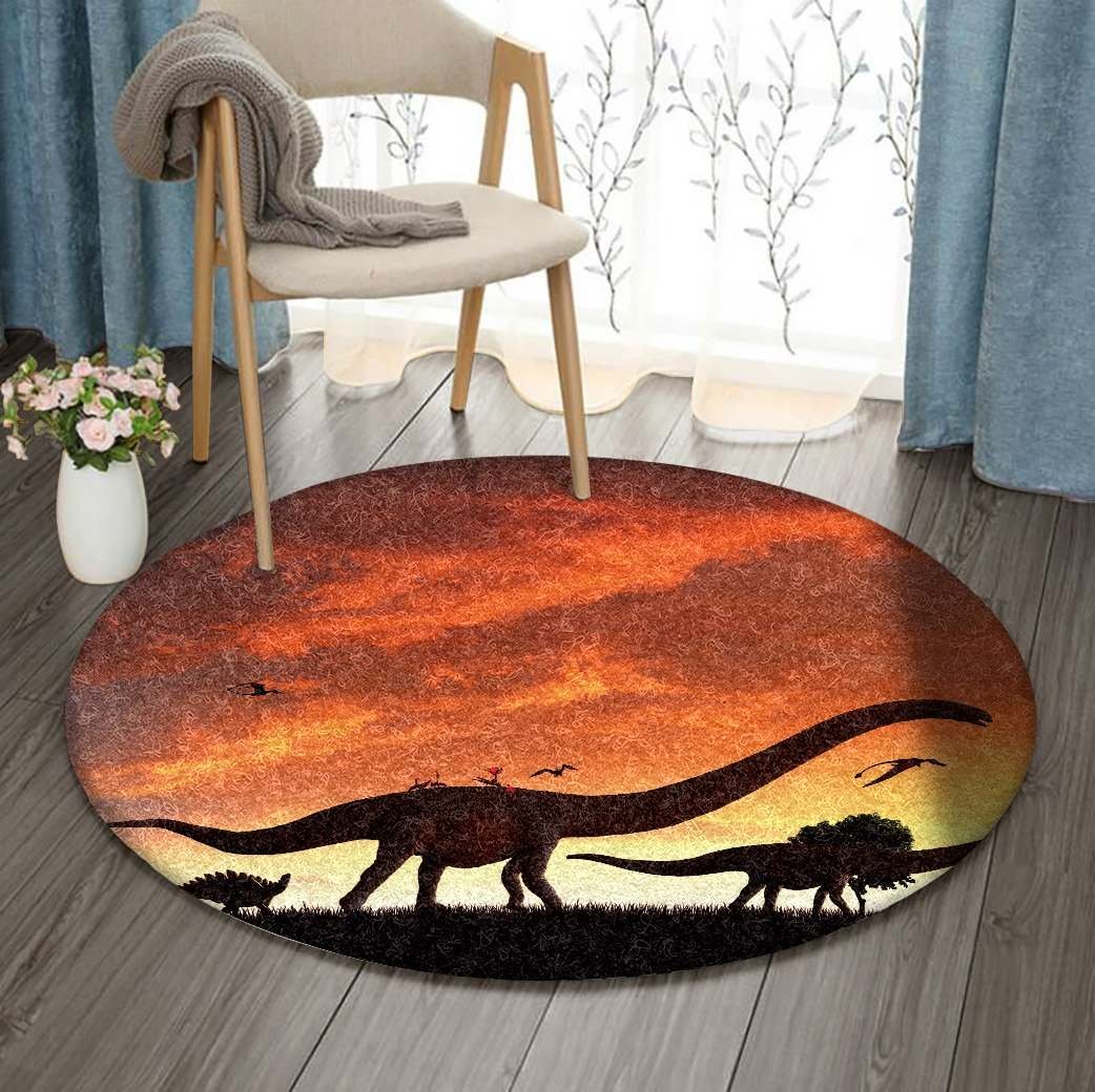 Dinosaur Limited Edition Round Rug 3 Dinosaur Limited Edition Round Rug