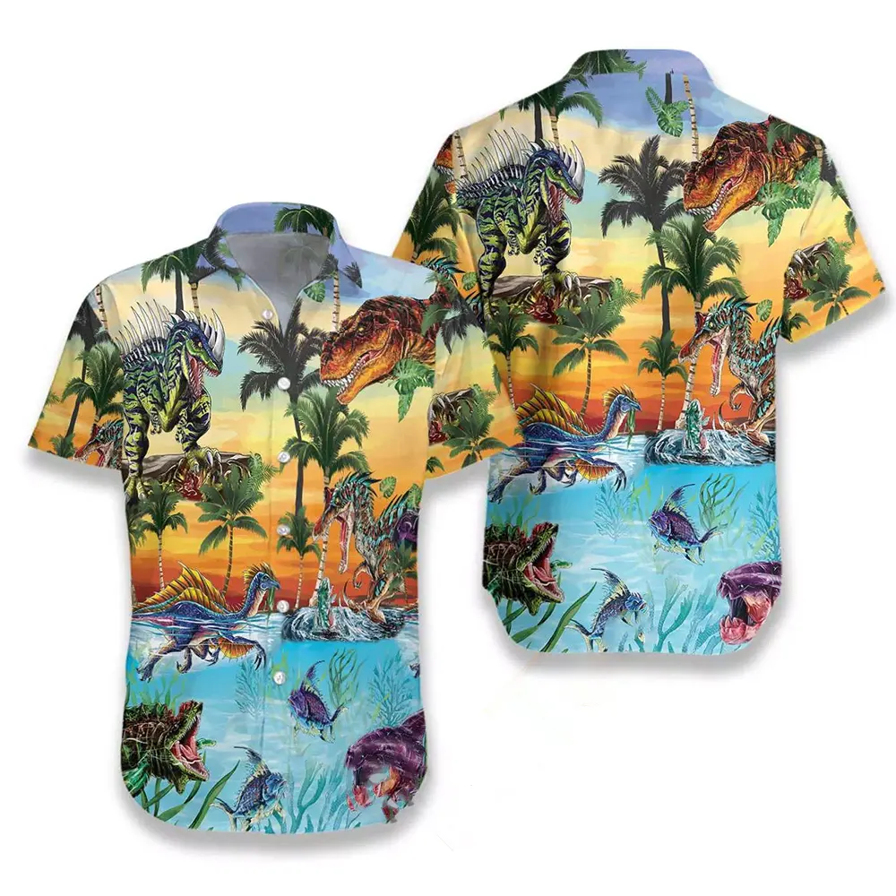 Dinosaur Hawaiian shirts 1 Dinosaur Hawaiian shirts